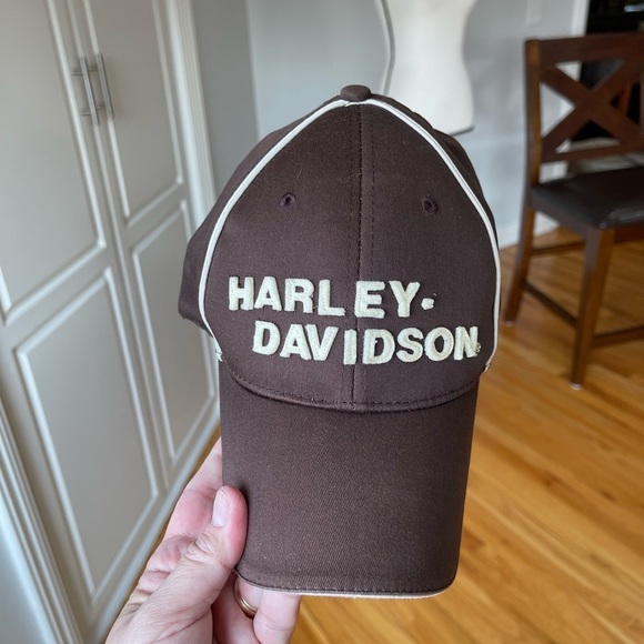 Harley Davidson baseball hat in brown - Picture 17 of 17